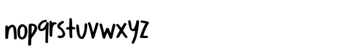 Jeky Marker Font LOWERCASE