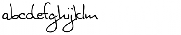 Jelena Handwriting Font LOWERCASE