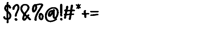 Jelink Bold Font OTHER CHARS