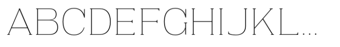 Jelista Hairline Font UPPERCASE