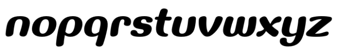 Jella Bold Italic Font LOWERCASE