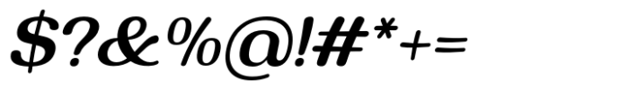 Jella Medium Italic Font OTHER CHARS