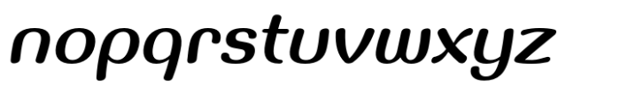 Jella Medium Italic Font LOWERCASE