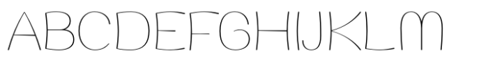 Jella Thin Font UPPERCASE
