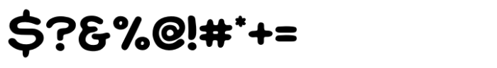 Jellybon Font OTHER CHARS