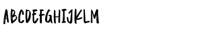 Jembrush Font UPPERCASE