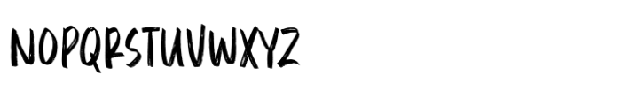 Jembrush Font UPPERCASE