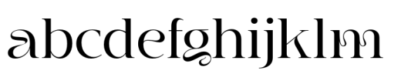 Jemina Regular Font LOWERCASE