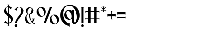 Jenalavin Font OTHER CHARS