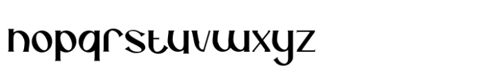 Jenalavin Font LOWERCASE