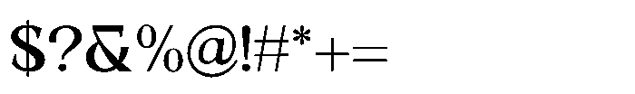 Jenbior Font OTHER CHARS