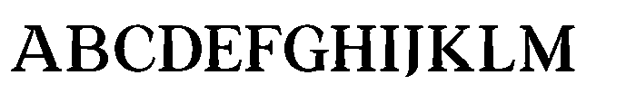 Jenbior Font UPPERCASE