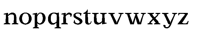 Jenbior Font LOWERCASE