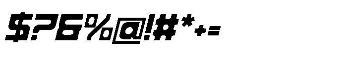 Jengah Italic Font OTHER CHARS