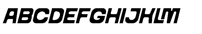 Jengah Italic Font UPPERCASE