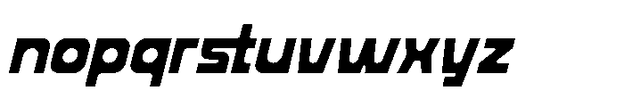 Jengah Italic Font LOWERCASE