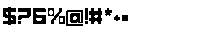 Jengah Regular Font OTHER CHARS