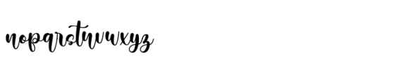 Jenifer Malvia Font LOWERCASE