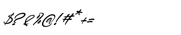 Jenita Cutes Italic Font OTHER CHARS