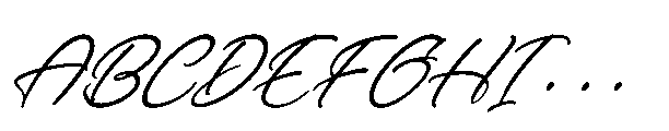 Jenita Cutes Italic Font UPPERCASE