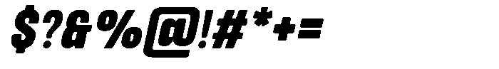 Jenko Italic Font OTHER CHARS