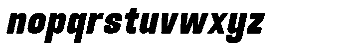 Jenko Italic Font LOWERCASE