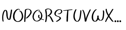 Jennaca Regular Font UPPERCASE