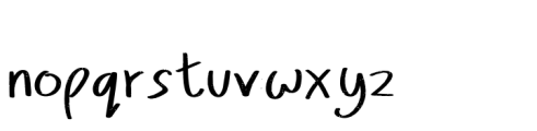 Jennaca Regular Font LOWERCASE