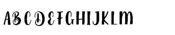 Jenniy & Cary Font UPPERCASE