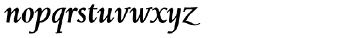 Jenson Classico Bold Italic Font LOWERCASE
