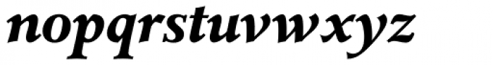 Jersey BQ Bold Italic Font LOWERCASE
