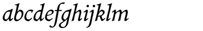 Jersey BQ Italic Font LOWERCASE