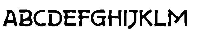 Jeru Konta Blury Font UPPERCASE