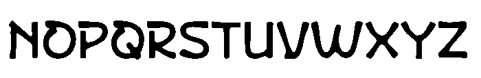 Jeru Konta Blury Font UPPERCASE