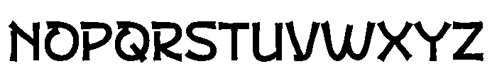 Jeru Konta Regular Font UPPERCASE