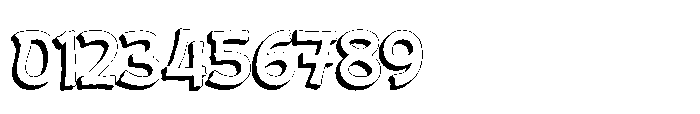 Jeru Konta Shadow Font OTHER CHARS