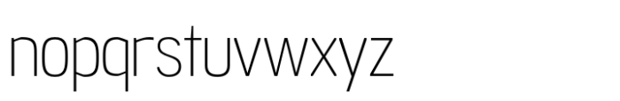 Jesaya Thin Font LOWERCASE