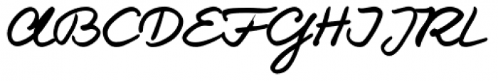 Jesco Handwriting Pro Font UPPERCASE