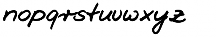 Jesco Handwriting Pro Font LOWERCASE