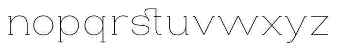 Jeslab Thin Font LOWERCASE