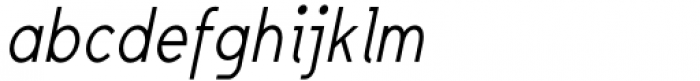 Jet Jane Condensed Italic Font LOWERCASE