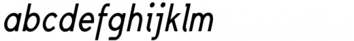 Jet Jane Semi Bold Condensed Italic Font LOWERCASE