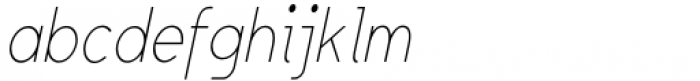 Jet Jane Thin Condensed Italic Font LOWERCASE