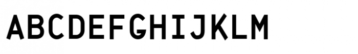 JetJaneMono Bold Condensed Caps Font LOWERCASE