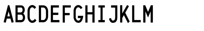 JetJaneMono Bold Condensed Font UPPERCASE