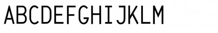 JetJaneMono Condensed Font UPPERCASE
