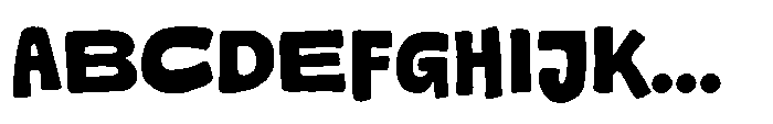 Jetsy Font UPPERCASE