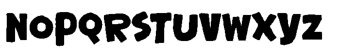 Jetsy Font LOWERCASE
