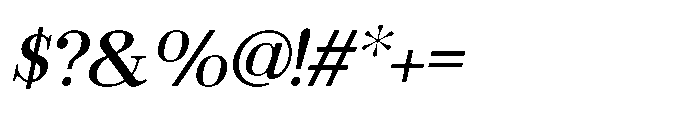 Jevale Italic Font OTHER CHARS