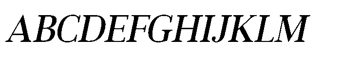 Jevale Italic Font UPPERCASE
